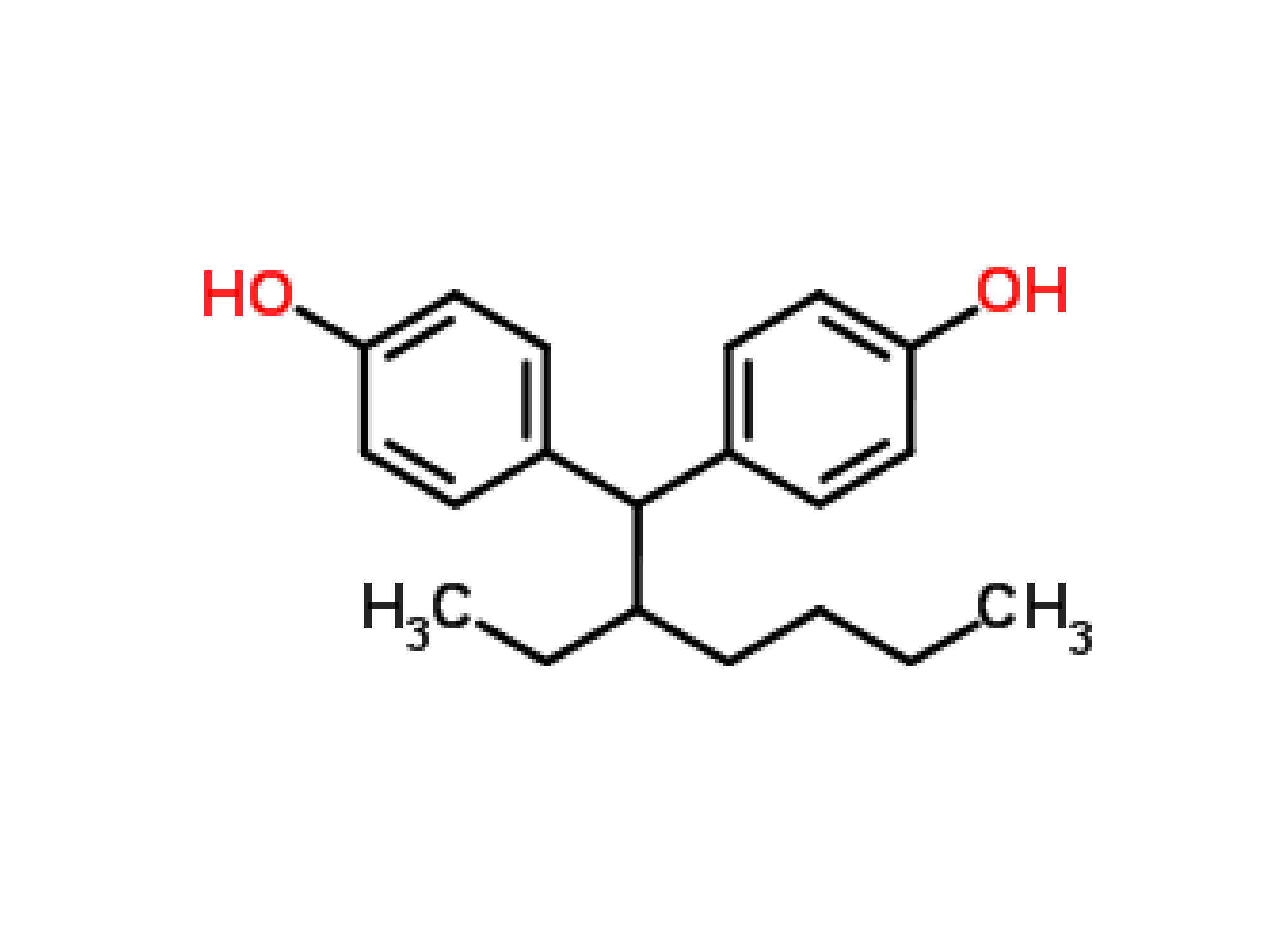 1,1-БИС (4-ГИДРОКСИФЕНИЛ)-2-ЭТИЛГЕКСАН  (1,1-BIS(4-HYDROXYPHENYL)-2-ETHYLHEXANE)